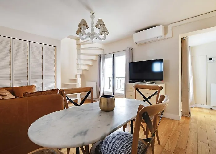 Апартаменты Amazing Duplex 4p- Louvre Museum Tuileries *